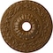 Ekena Millwork Vaduz Ceiling Medallion (Fits Canopies up to 3 1/2"), 23 1/2"OD x 3 1/2"ID x 2 1/8"P, Smokey Topaz CM23VASTF - alternate 1